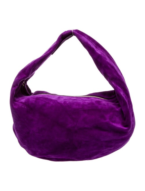 Khaite Suede Top Handle Bag