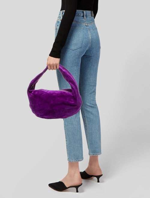 Khaite Suede Top Handle Bag