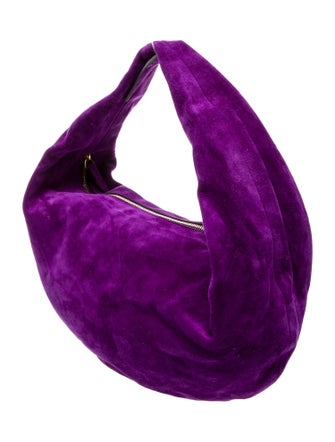 Khaite Suede Top Handle Bag