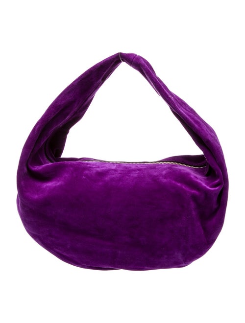 Khaite Suede Top Handle Bag