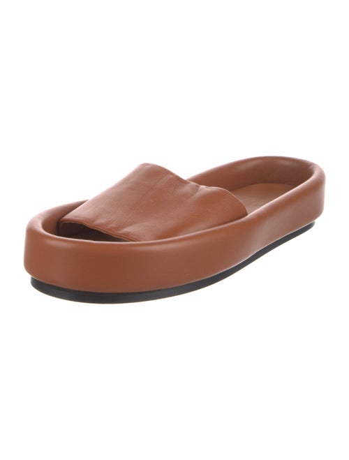 Khaite Leather Slides