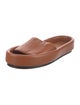 Khaite Leather Slides