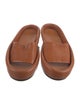 Khaite Leather Slides