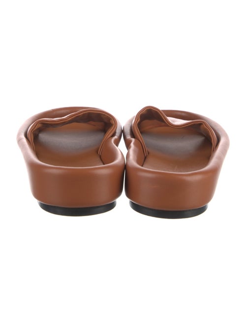 Khaite Leather Slides