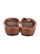 Khaite Leather Slides