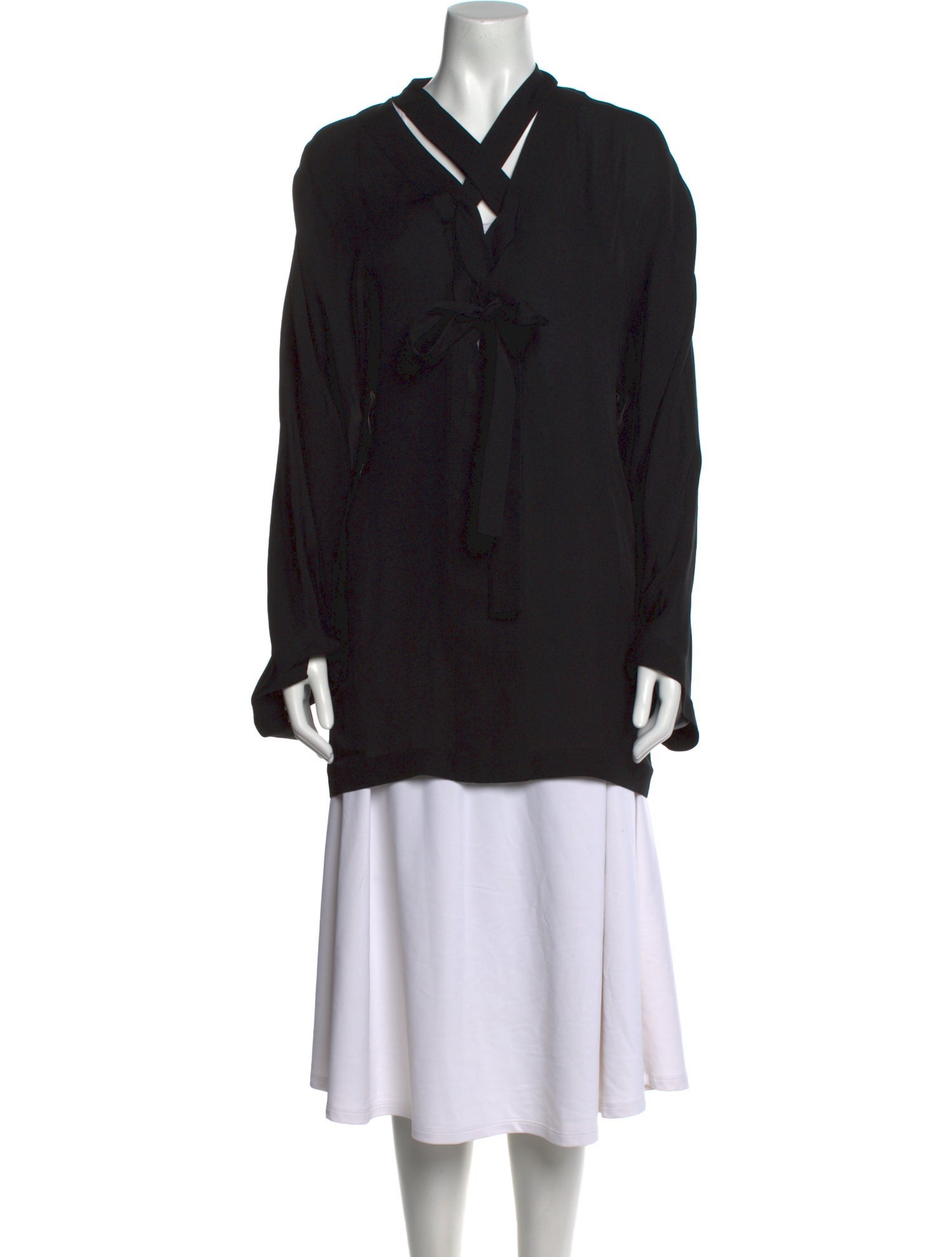 Khaite Silk V-Neck Tunic w/ Tags