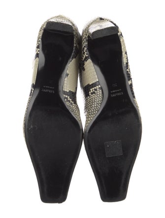 Khaite Snakeskin Animal Print Boots