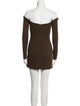 Khaite Virgin Wool Mini Dress