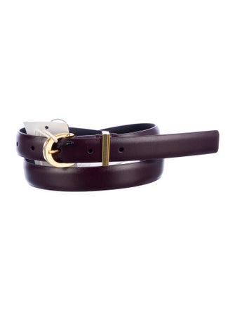 Khaite Skinny Leather Belt Kit
