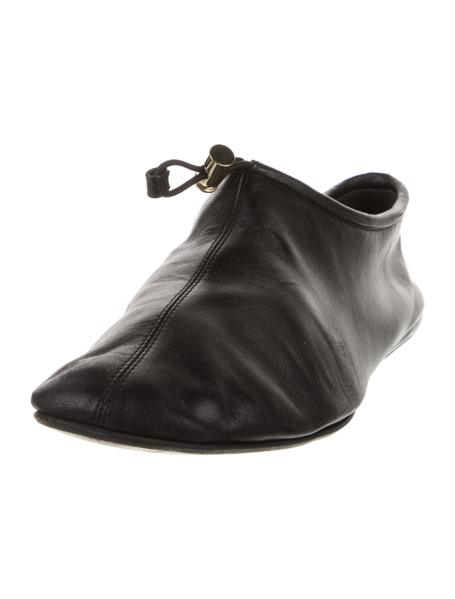 Khaite Leather Flats