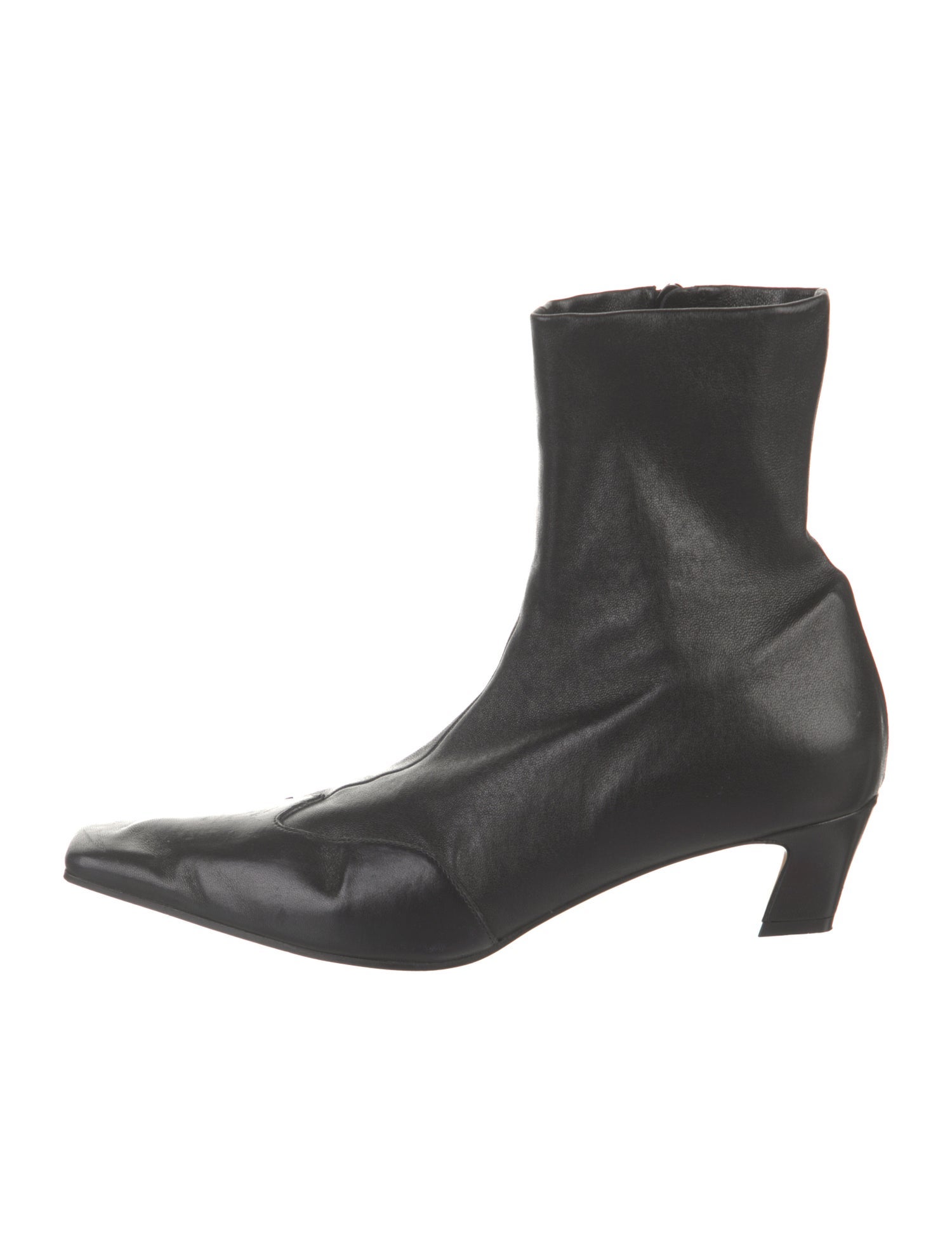 Khaite Leather Sock Boots