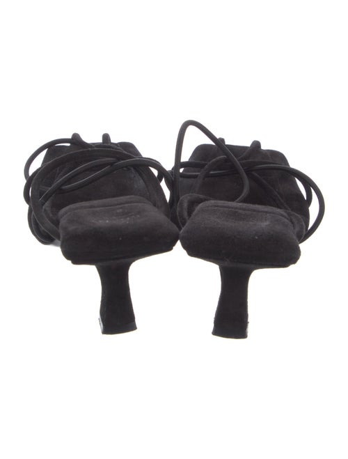 Khaite Suede Slingback Sandals