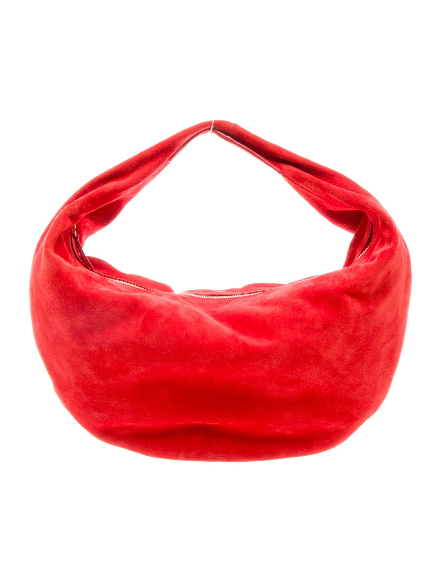 Khaite Suede Top Handle Bag