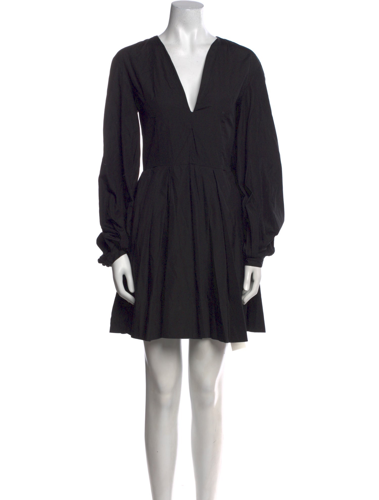 Khaite V-Neck Mini Dress