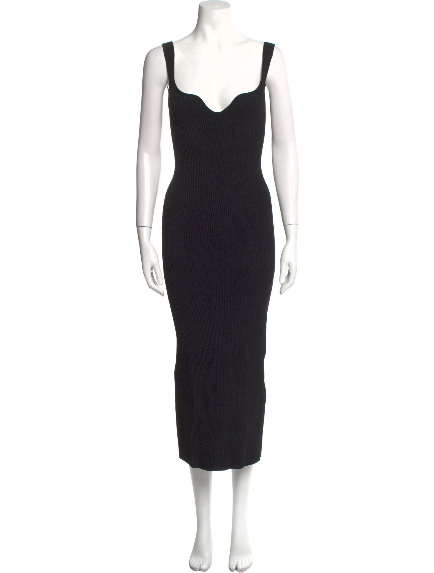 Khaite Square Neckline Long Dress