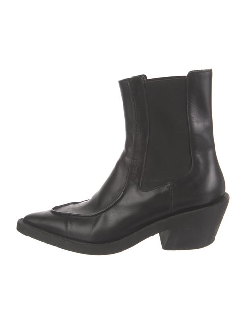 Khaite Leather Chelsea Boots