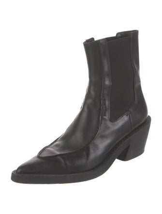 Khaite Leather Chelsea Boots