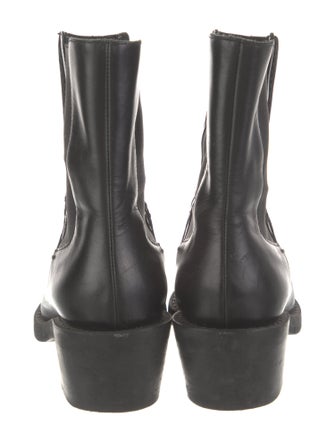 Khaite Leather Chelsea Boots