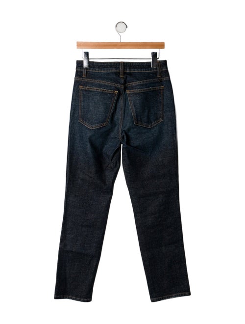 Khaite High-Rise Straight Leg Jeans