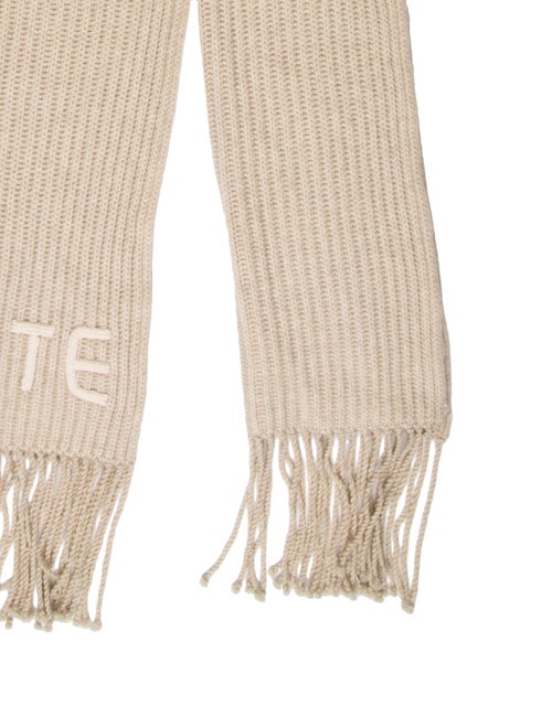 Khaite Cashmere Striped Scarf