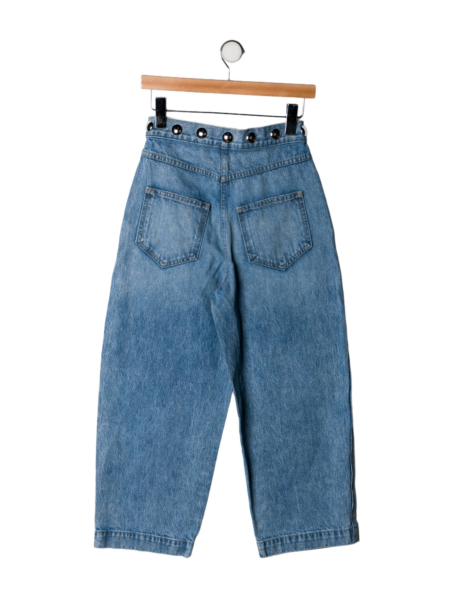 Khaite High-Rise Wide Leg Jeans