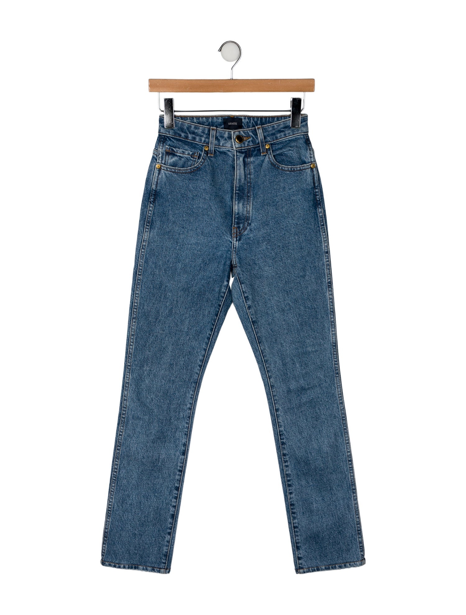 Khaite 'Daria' Straight Leg Jeans
