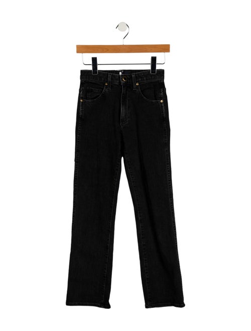Khaite Mid-Rise Straight Leg Jeans