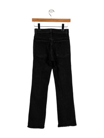 Khaite Mid-Rise Straight Leg Jeans