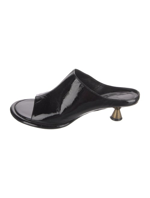 Khaite Patent Leather Slides