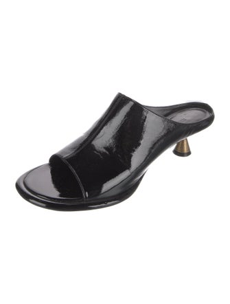 Khaite Patent Leather Slides