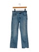 Khaite High-Rise Straight Leg Jeans