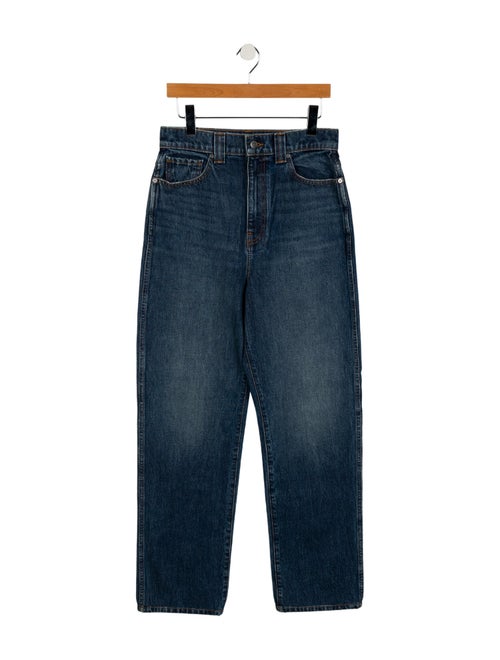 Khaite High-Rise Wide Leg Jeans