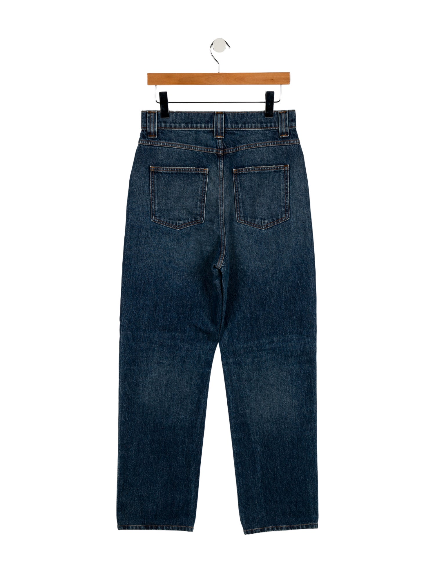 Khaite High-Rise Wide Leg Jeans