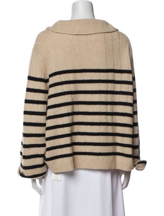 Khaite Cashmere Striped Sweater