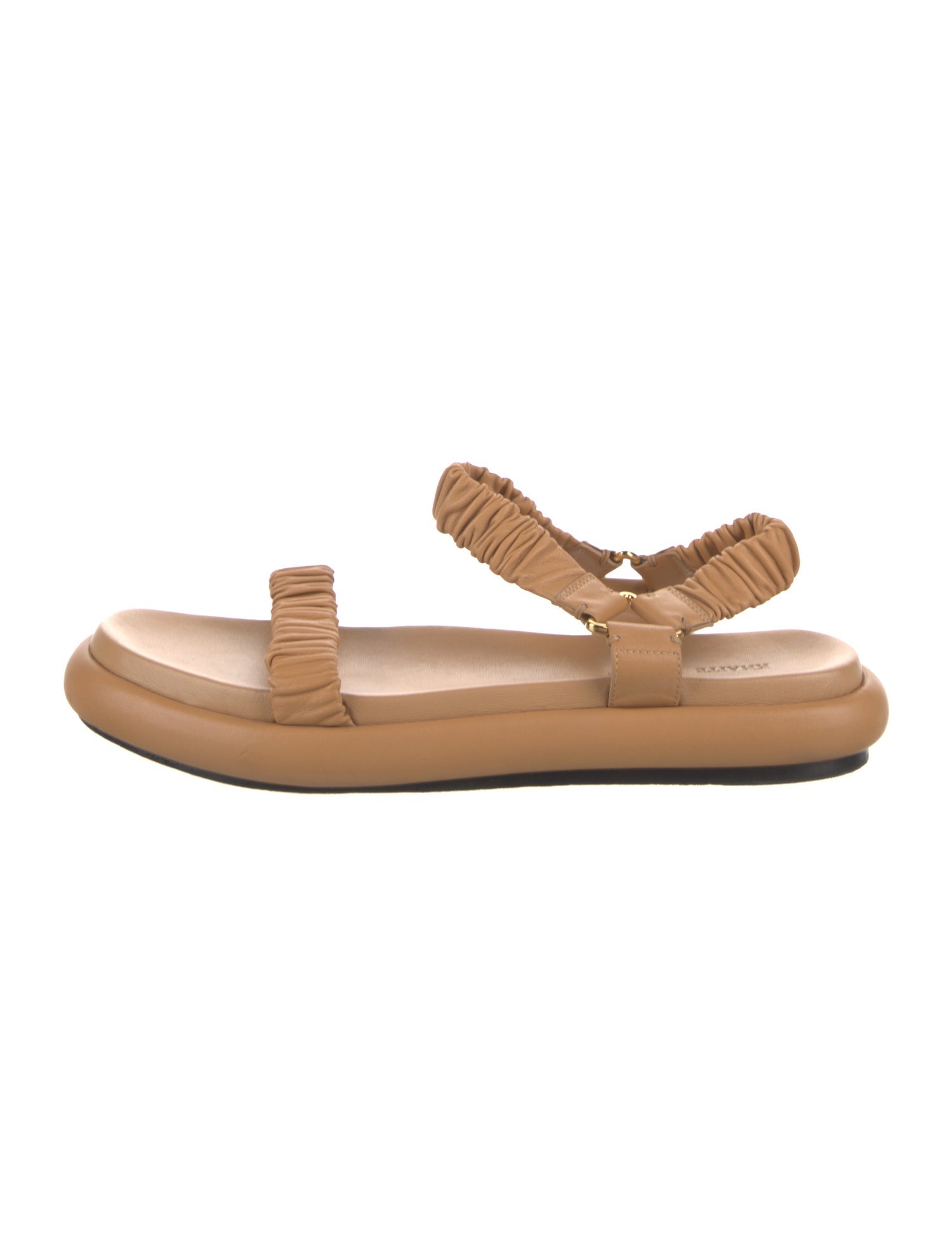 Khaite Leather Slingback Sandals