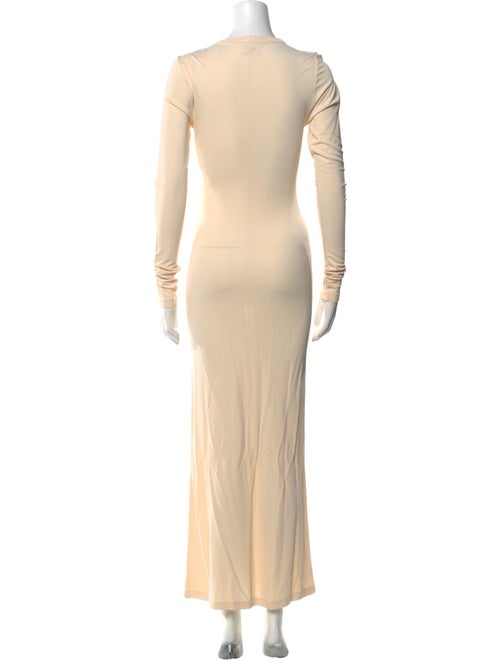 Khaite Crew Neck Long Dress