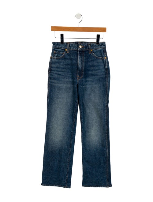 Khaite High-Rise Wide Leg Jeans
