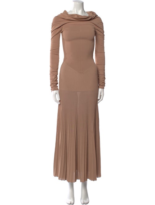 Khaite Cowl Neck Long Dress