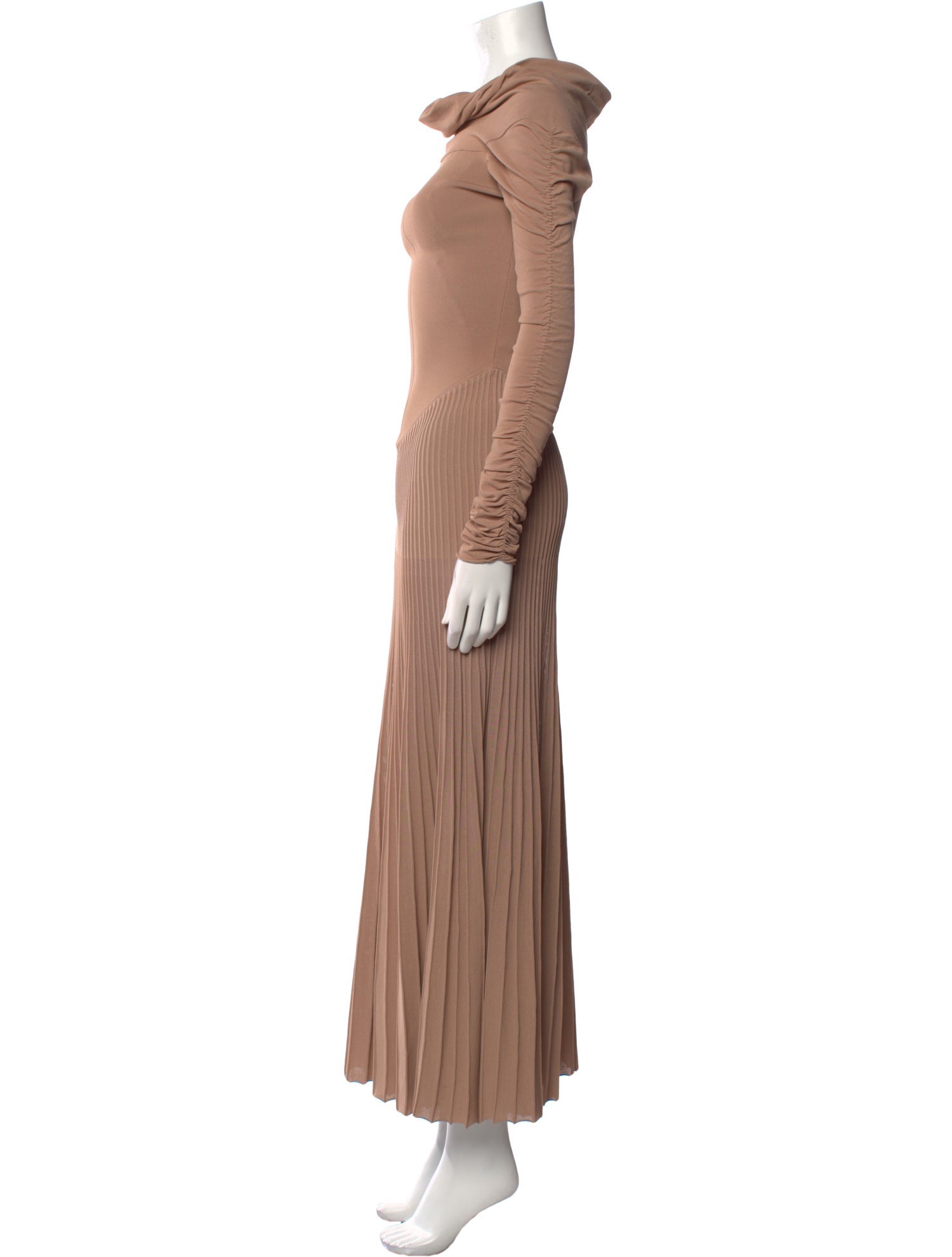 Khaite Cowl Neck Long Dress