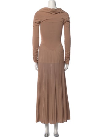 Khaite Cowl Neck Long Dress