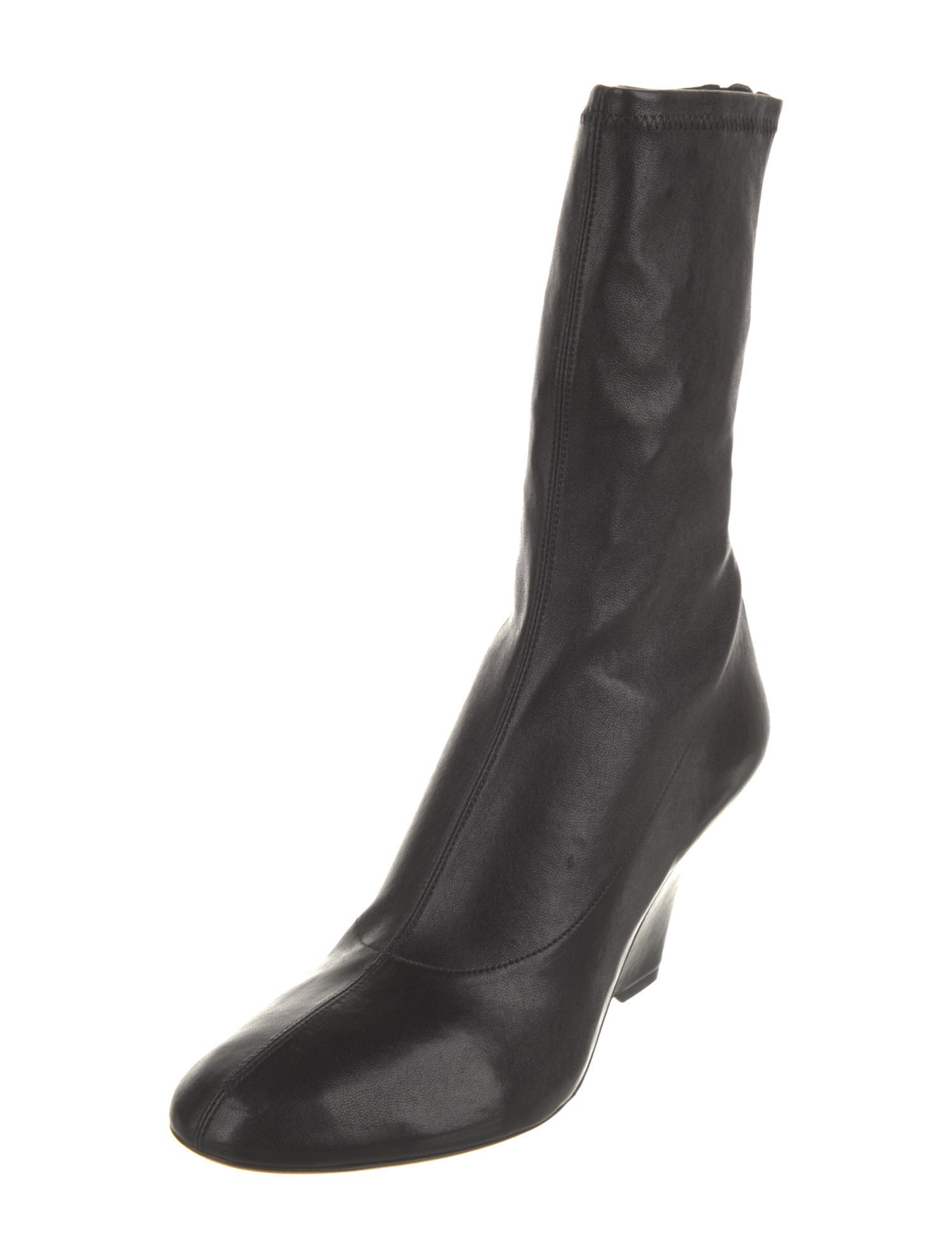 Khaite Leather Sock Boots