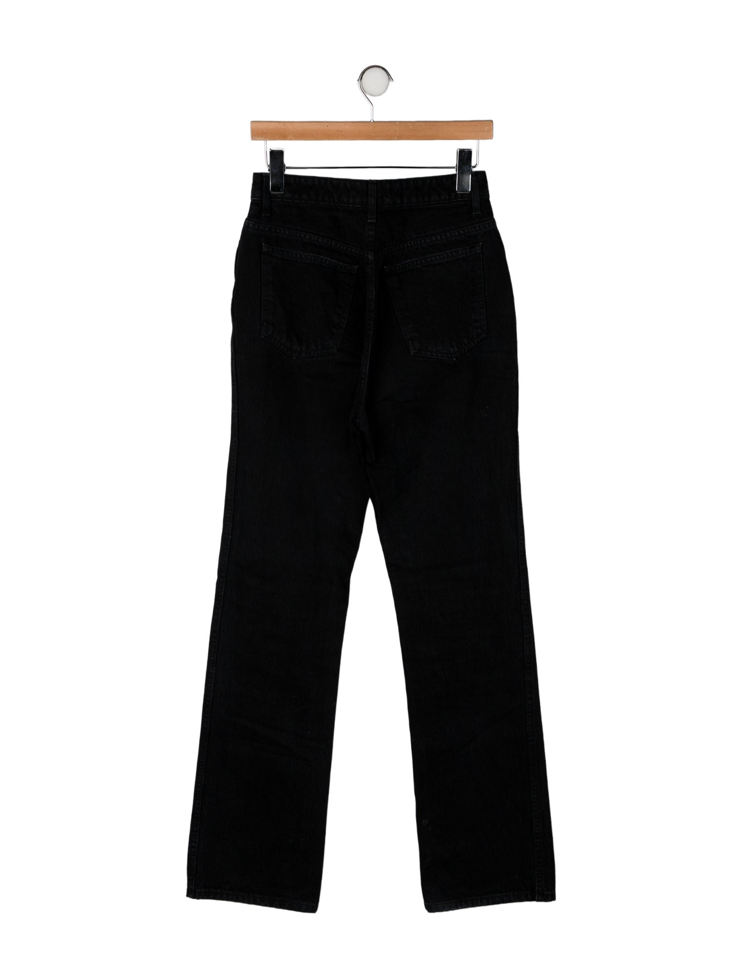Khaite High-Rise Straight Leg Jeans