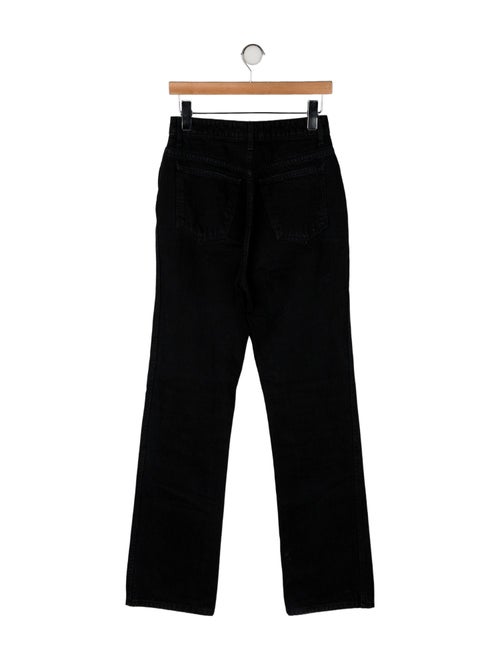 Khaite High-Rise Straight Leg Jeans
