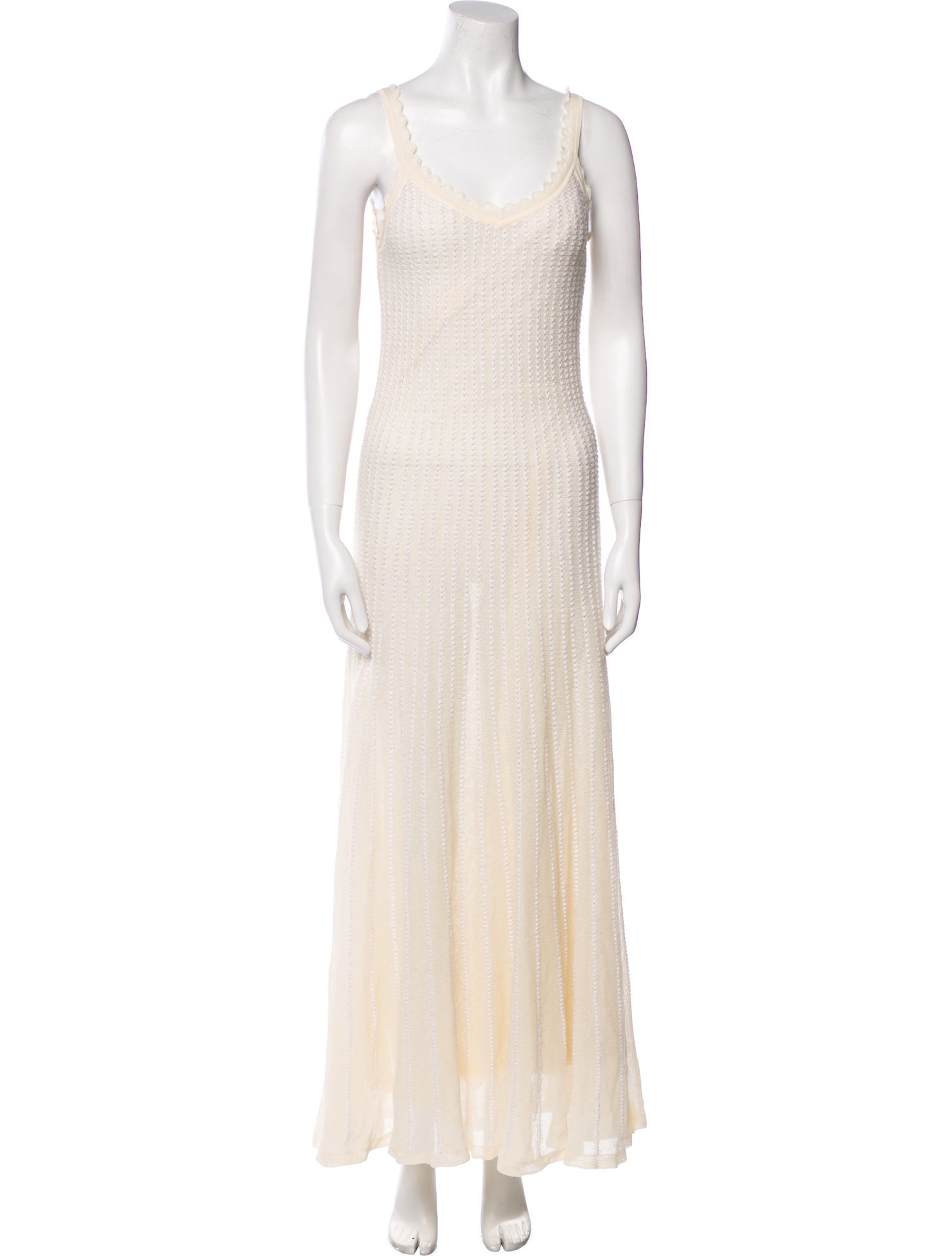 Khaite Scoop Neck Long Dress