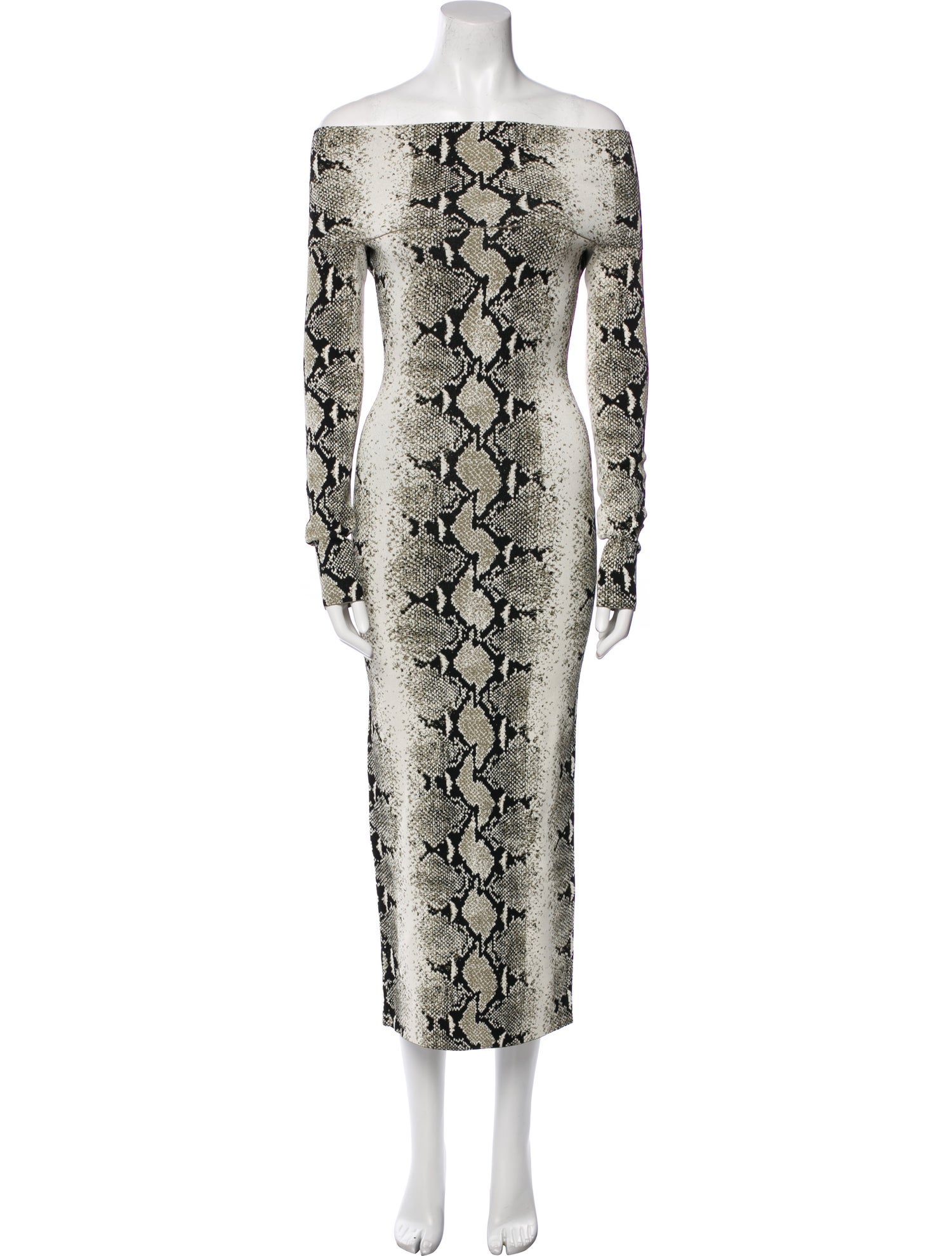 Khaite Animal Print Long Dress w/ Tags