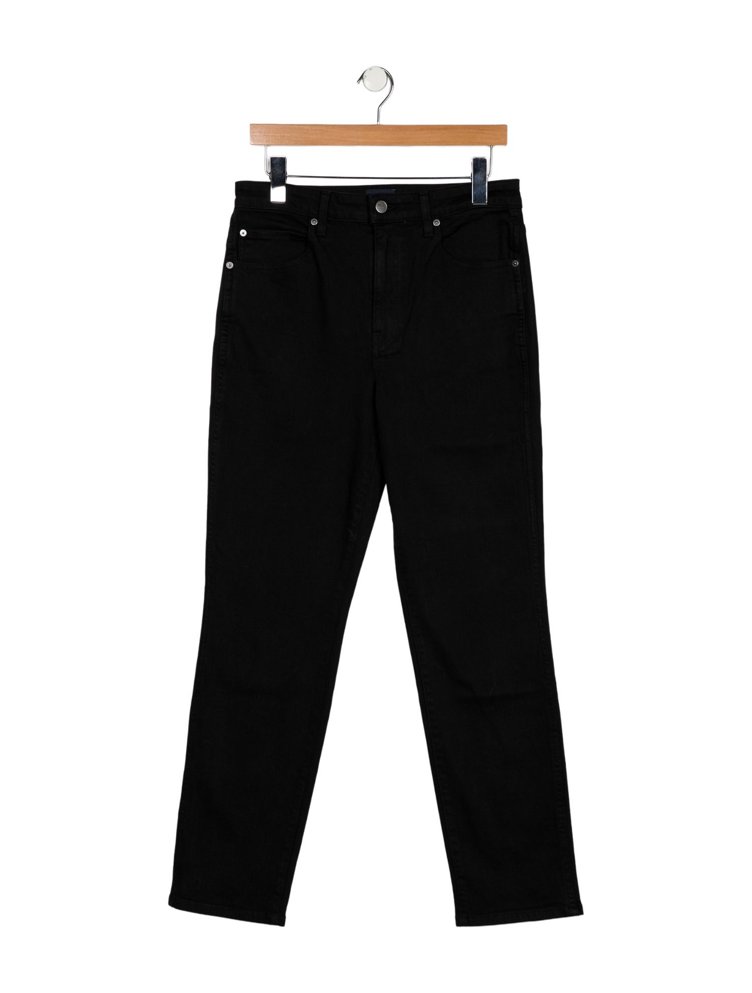 Khaite High-Rise Straight Leg Jeans