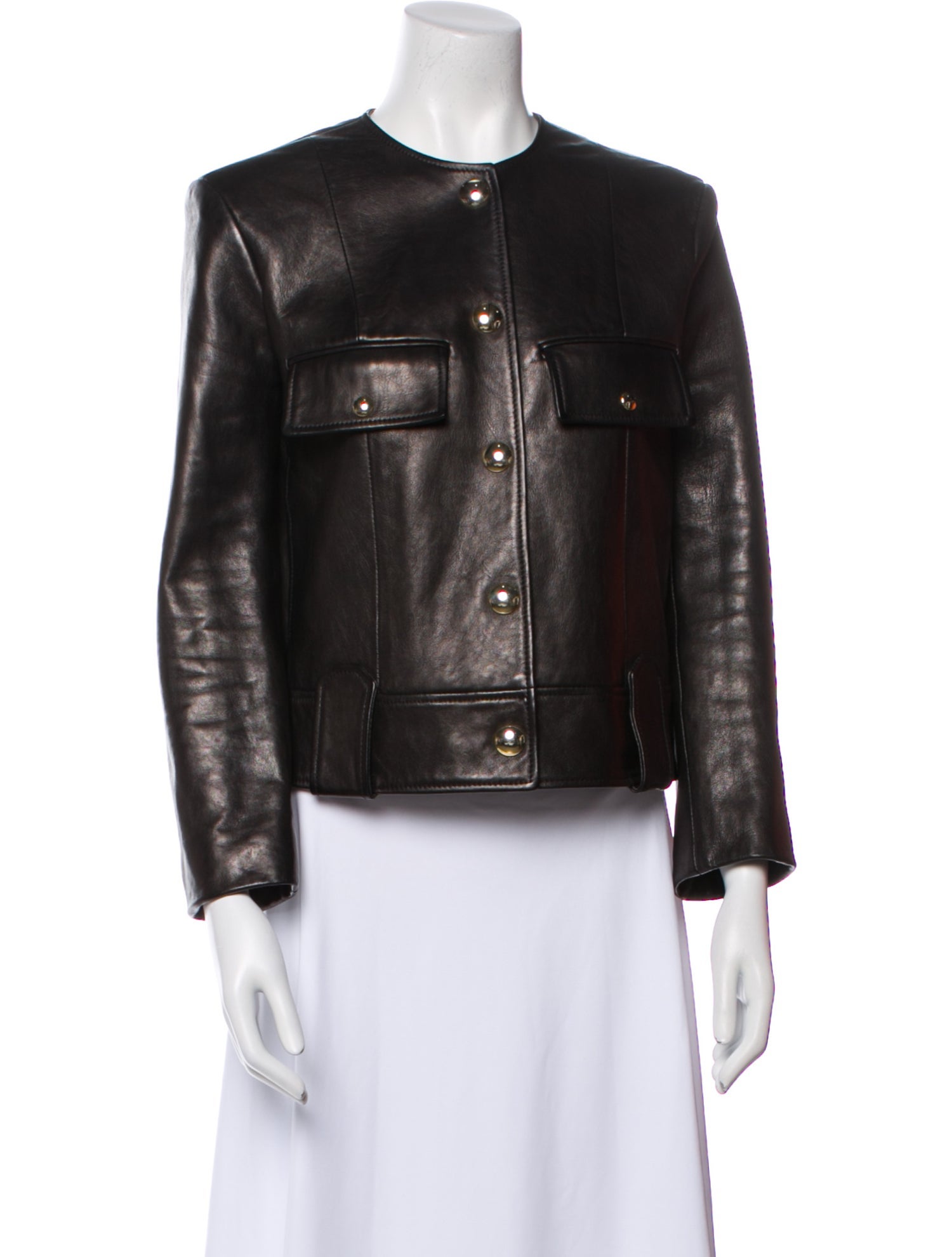 Khaite Lambskin Biker Jacket