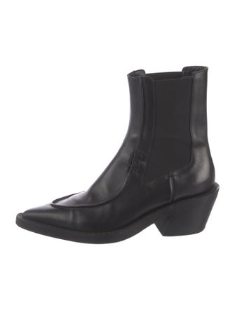 Khaite Leather Chelsea Boots