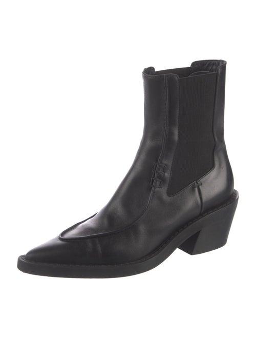 Khaite Leather Chelsea Boots