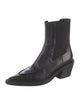 Khaite Leather Chelsea Boots